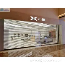 Commercial Transparent Polycarbonate Rolling Shutter Door